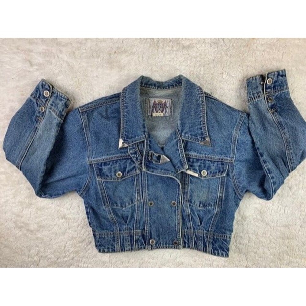 L L Dun Size M Mens Denim Jean Jacket Snap Front Med Wash